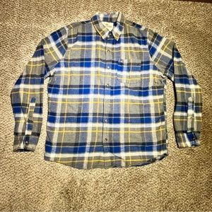 Hollister Men’s Flannel Plaid Button Down Size XL